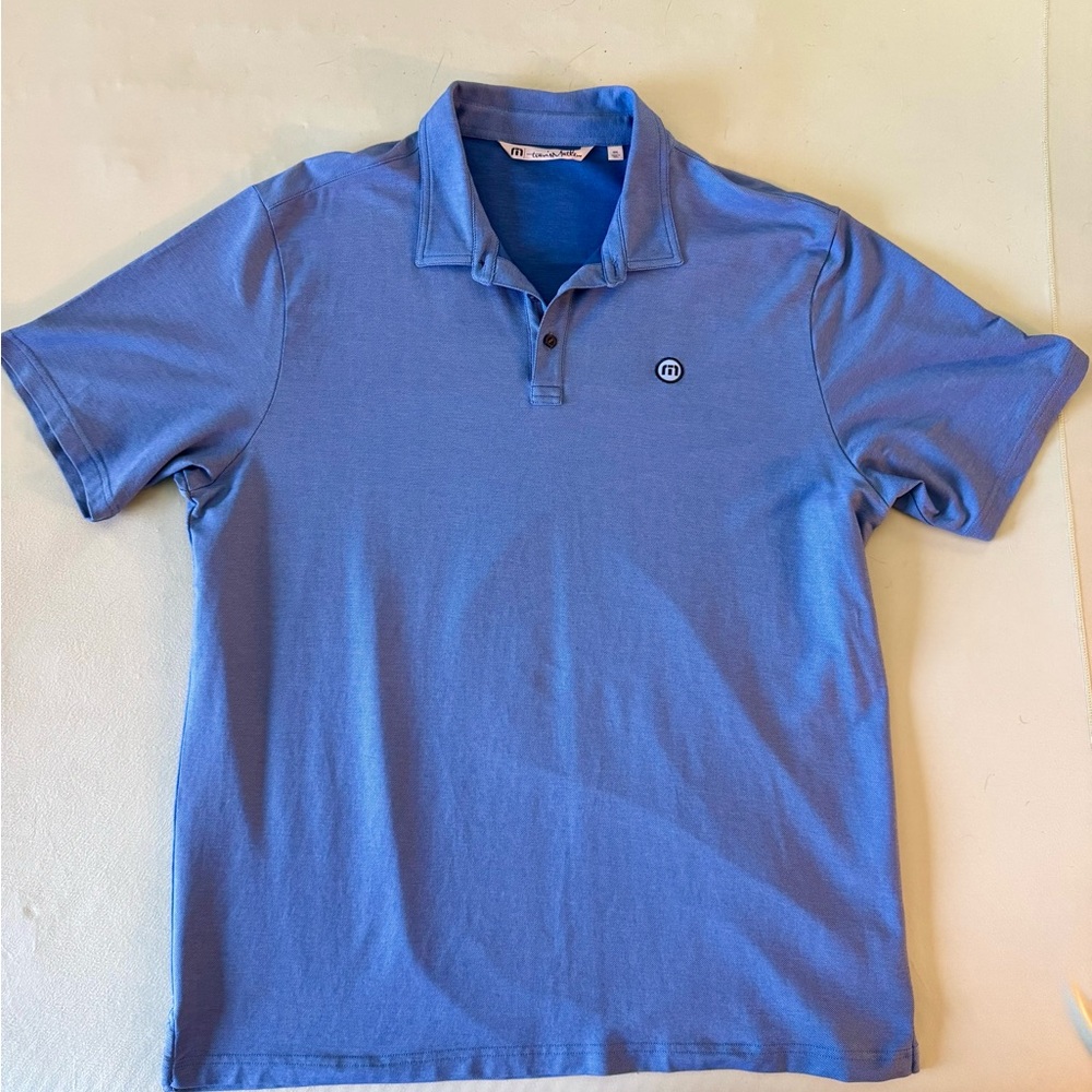Travis Mathew Blue Polo Shirt